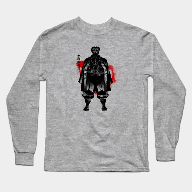 Crimson Monk Long Sleeve T-Shirt by FanFreak